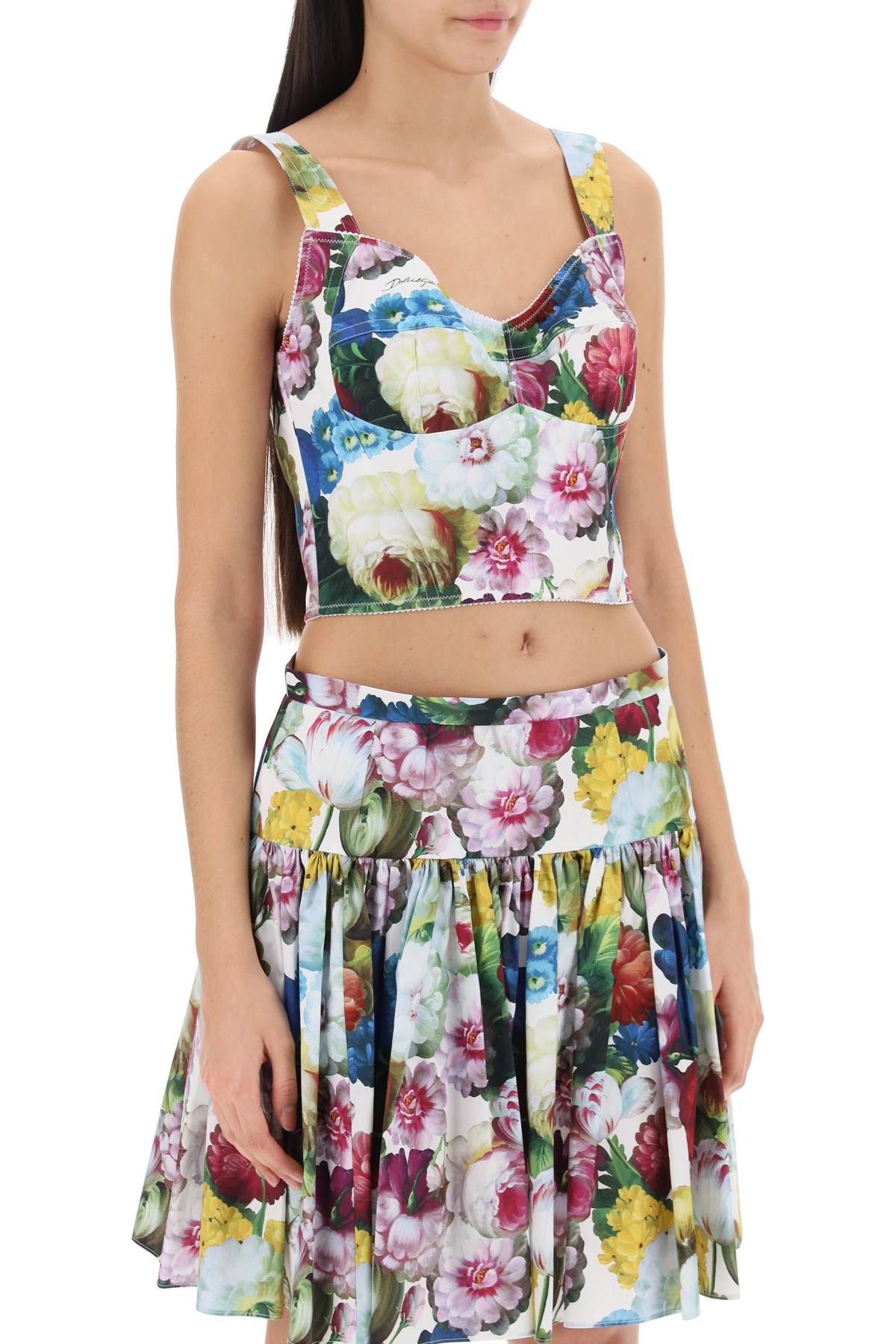 Dolce & Gabbana Dolce & gabbana nocturnal flower bustier top