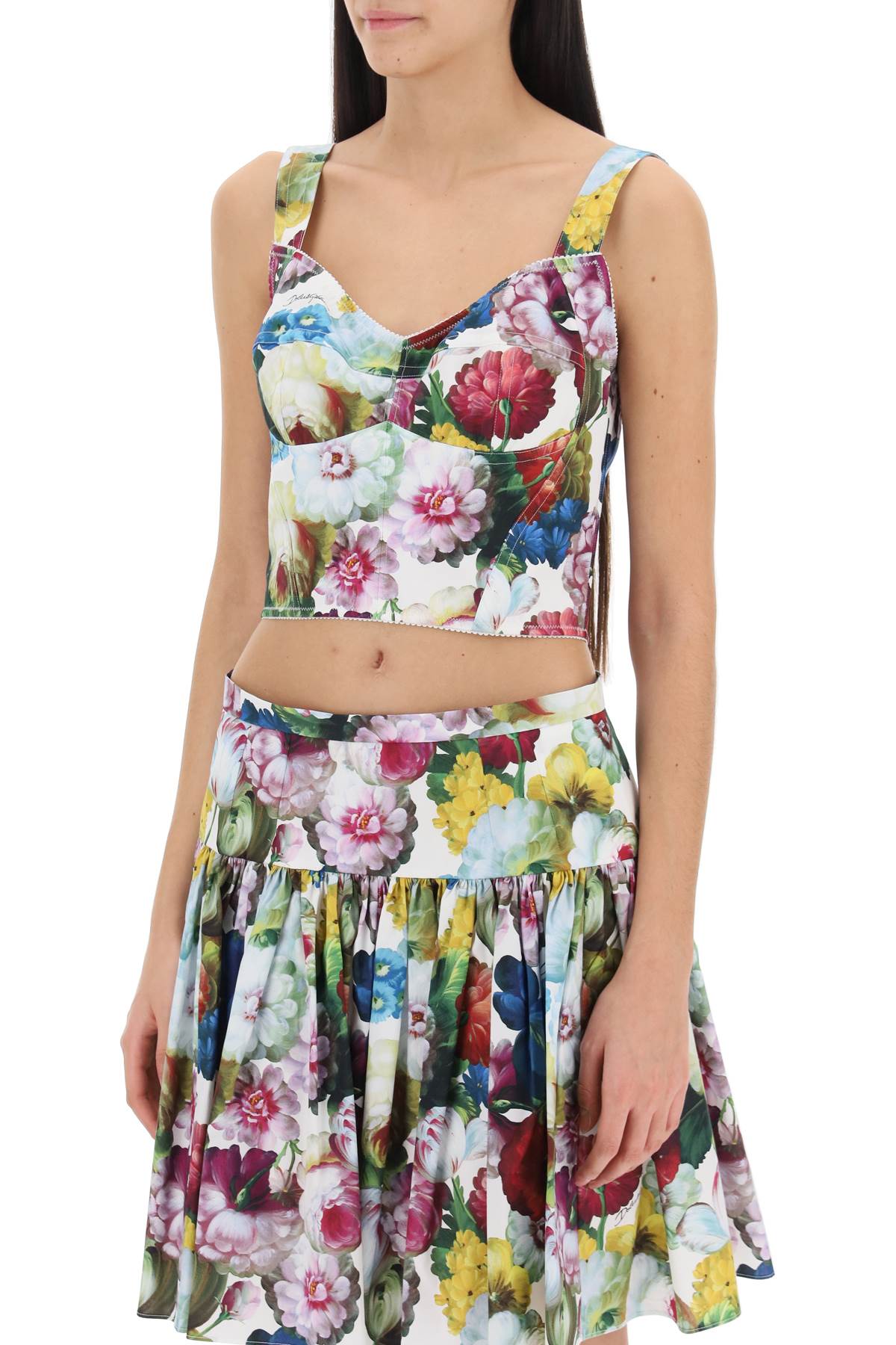 Dolce & Gabbana Dolce & gabbana nocturnal flower bustier top