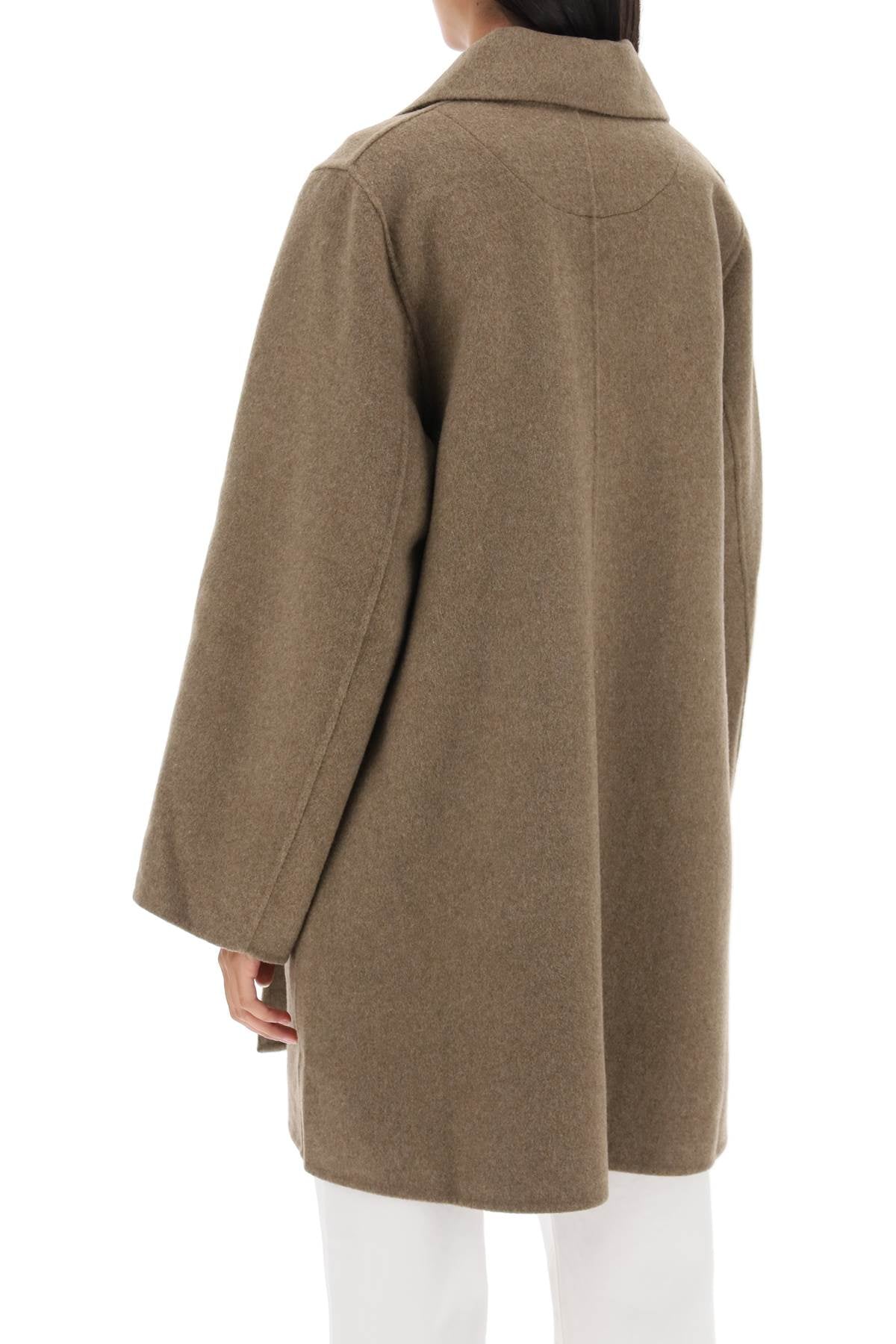 Ganni Ganni deconstructed midi coat