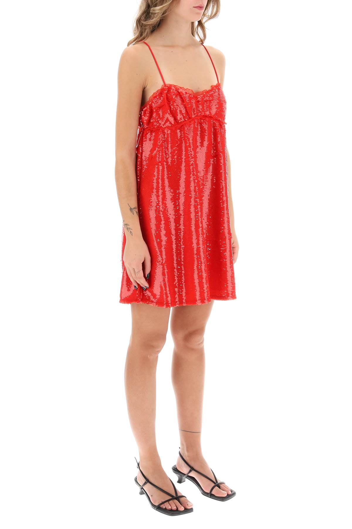 Ganni Ganni sequin mini dress