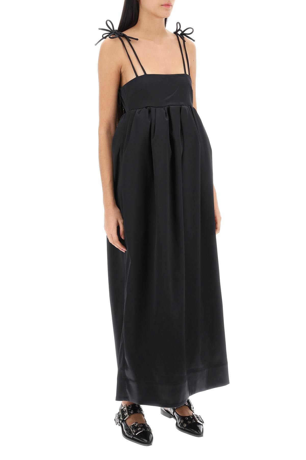 Ganni Ganni duchesse maxi dress