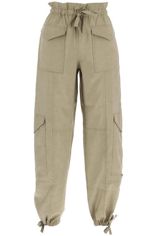 Ganni Ganni light slub pants