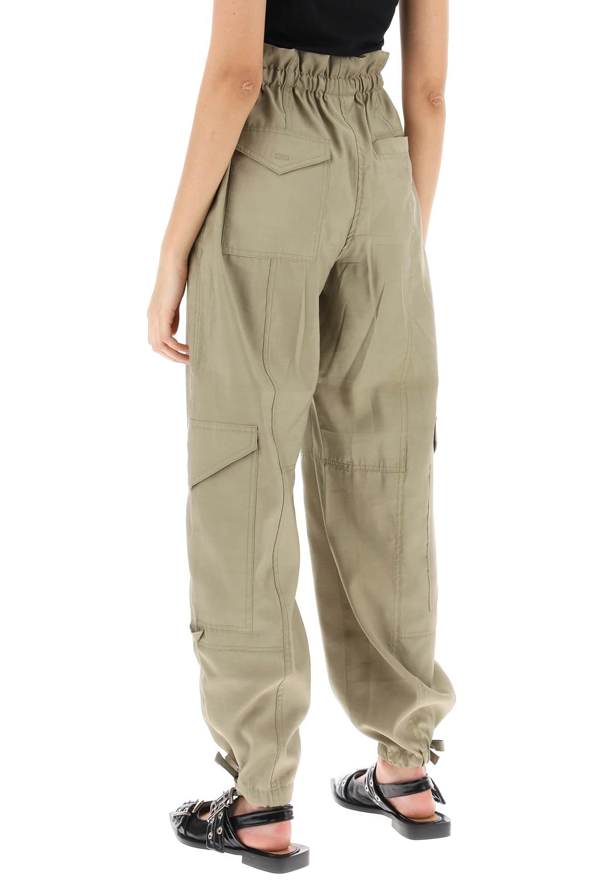 Ganni Ganni light slub pants