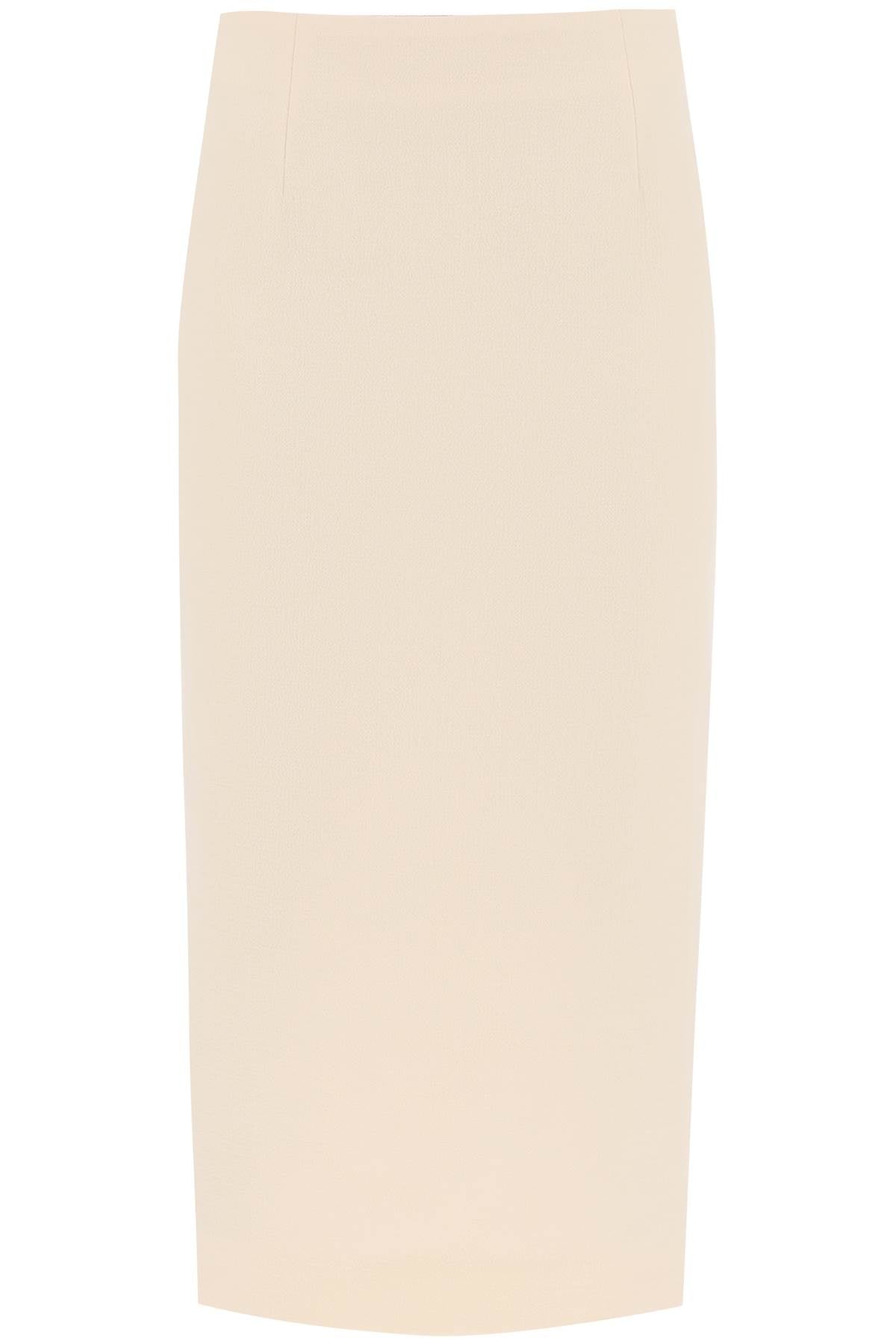 Alessandra Rich Alessandra rich pencil skirt in virgin wool tweed