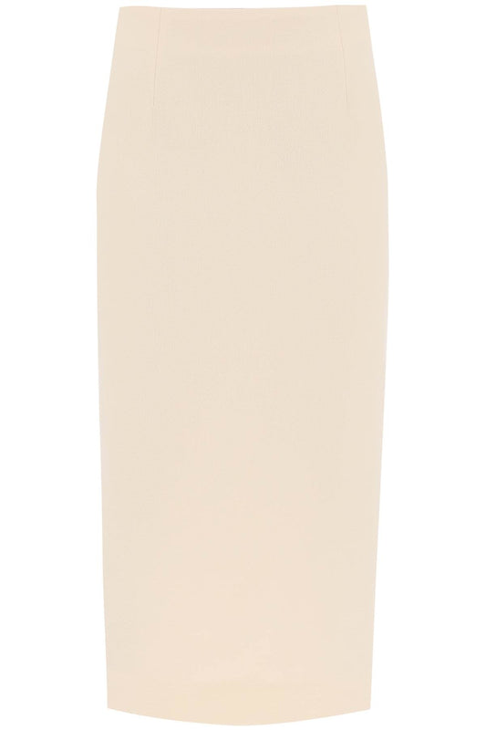 Alessandra Rich Alessandra rich pencil skirt in virgin wool tweed