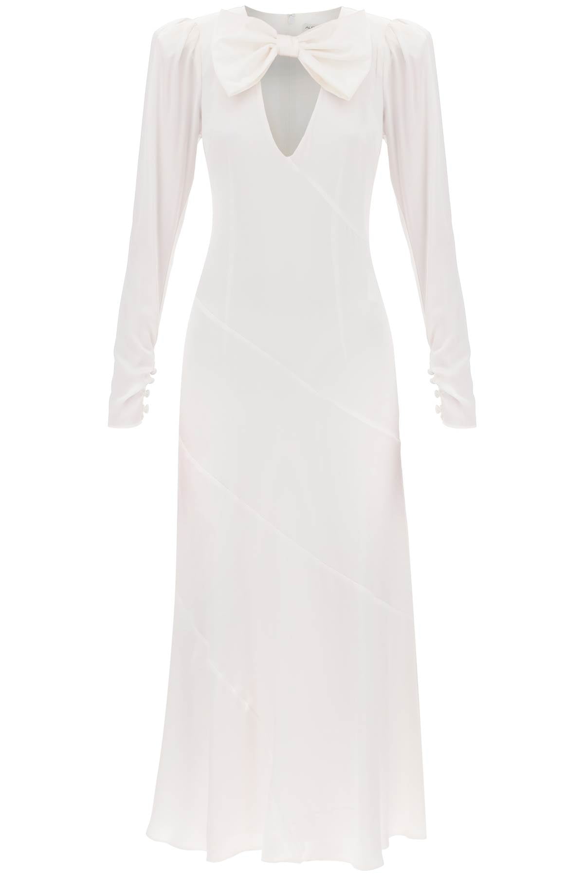 Alessandra Rich Alessandra rich long dress in silk satin