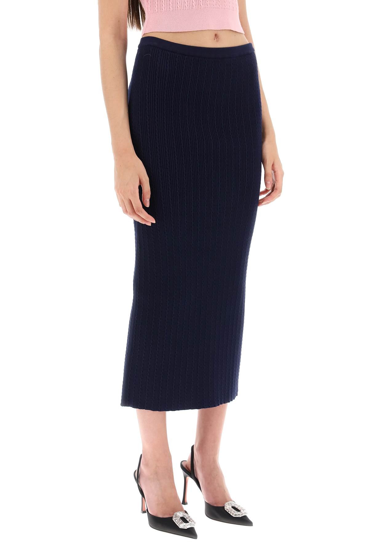 Alessandra Rich Alessandra rich knitted pencil skirt