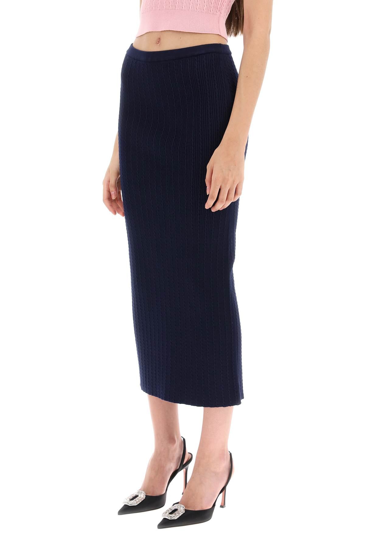 Alessandra Rich Alessandra rich knitted pencil skirt