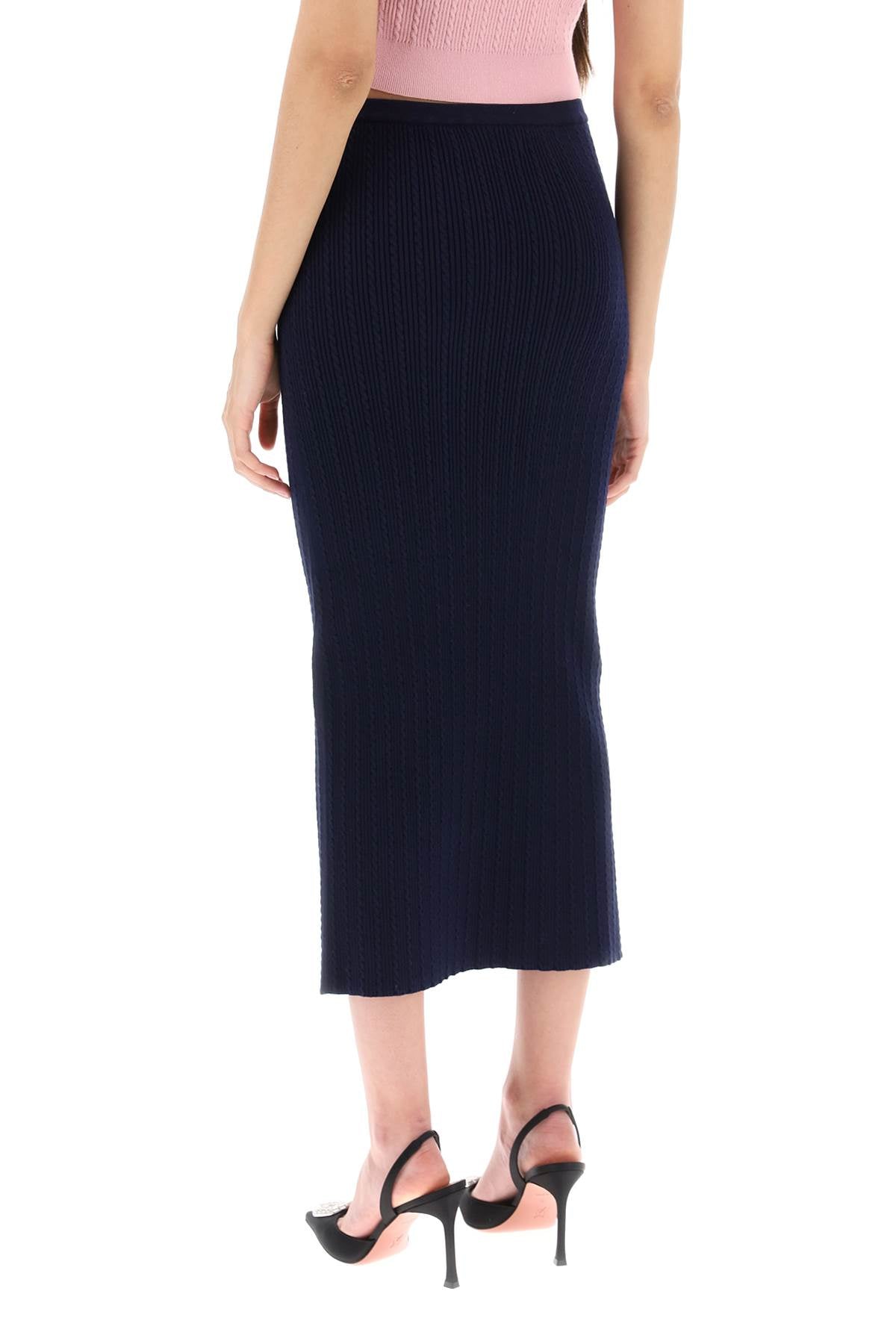 Alessandra Rich Alessandra rich knitted pencil skirt