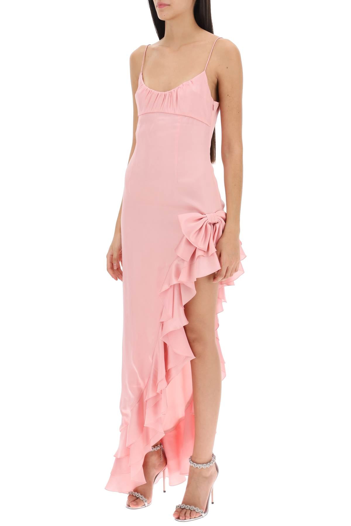 Alessandra Rich Alessandra rich asymmetrical dress with frills