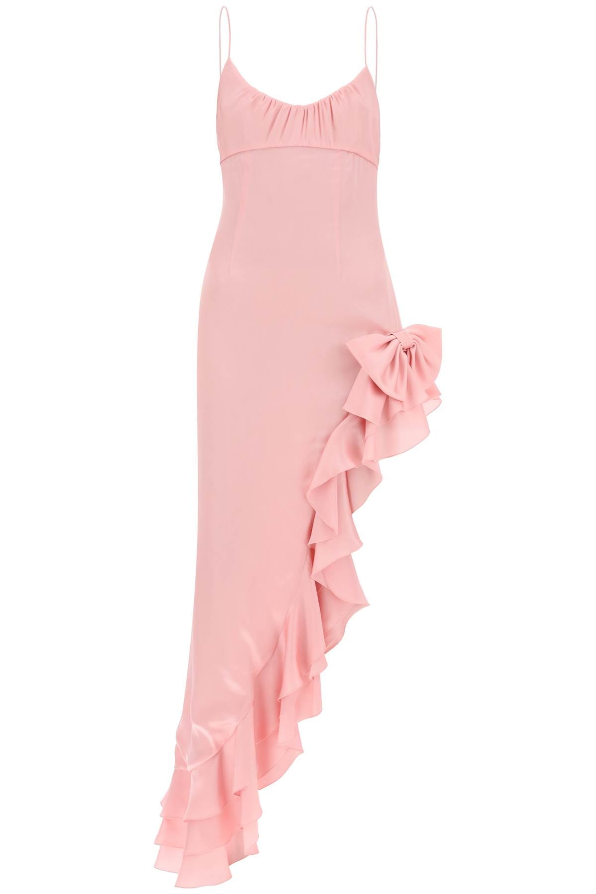 Alessandra Rich Alessandra rich asymmetrical dress with frills