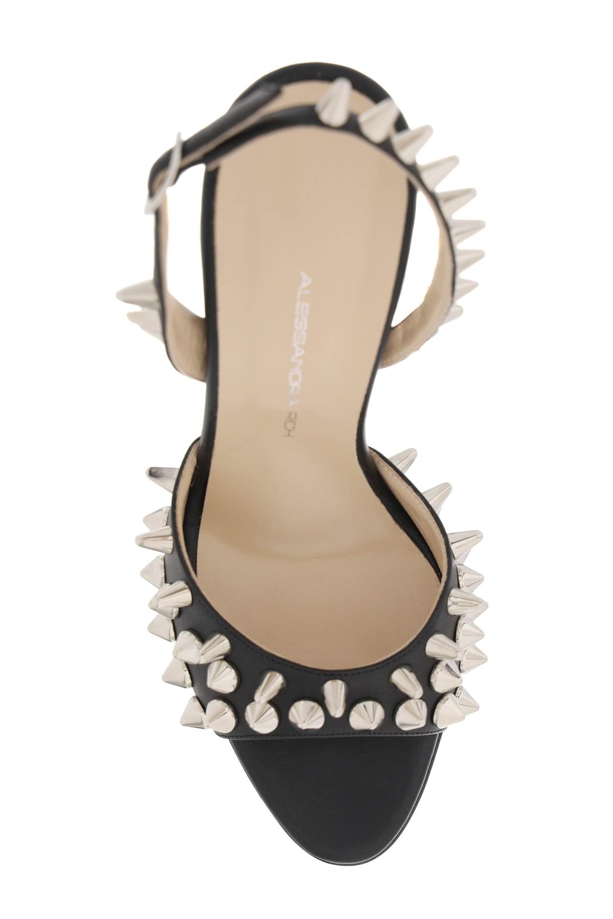 Alessandra Rich Alessandra rich sandals with spikes