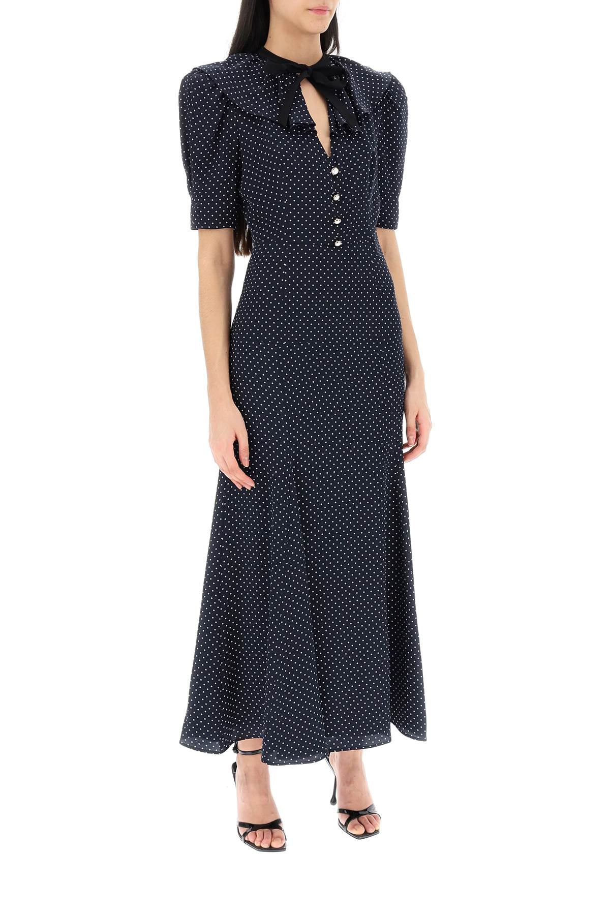 Alessandra Rich Alessandra rich polka dot long dress