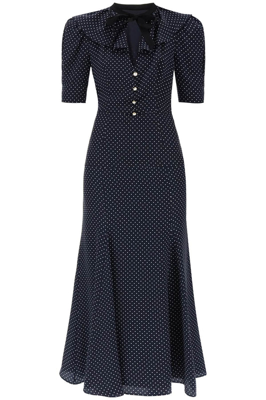 Alessandra Rich Alessandra rich polka dot long dress