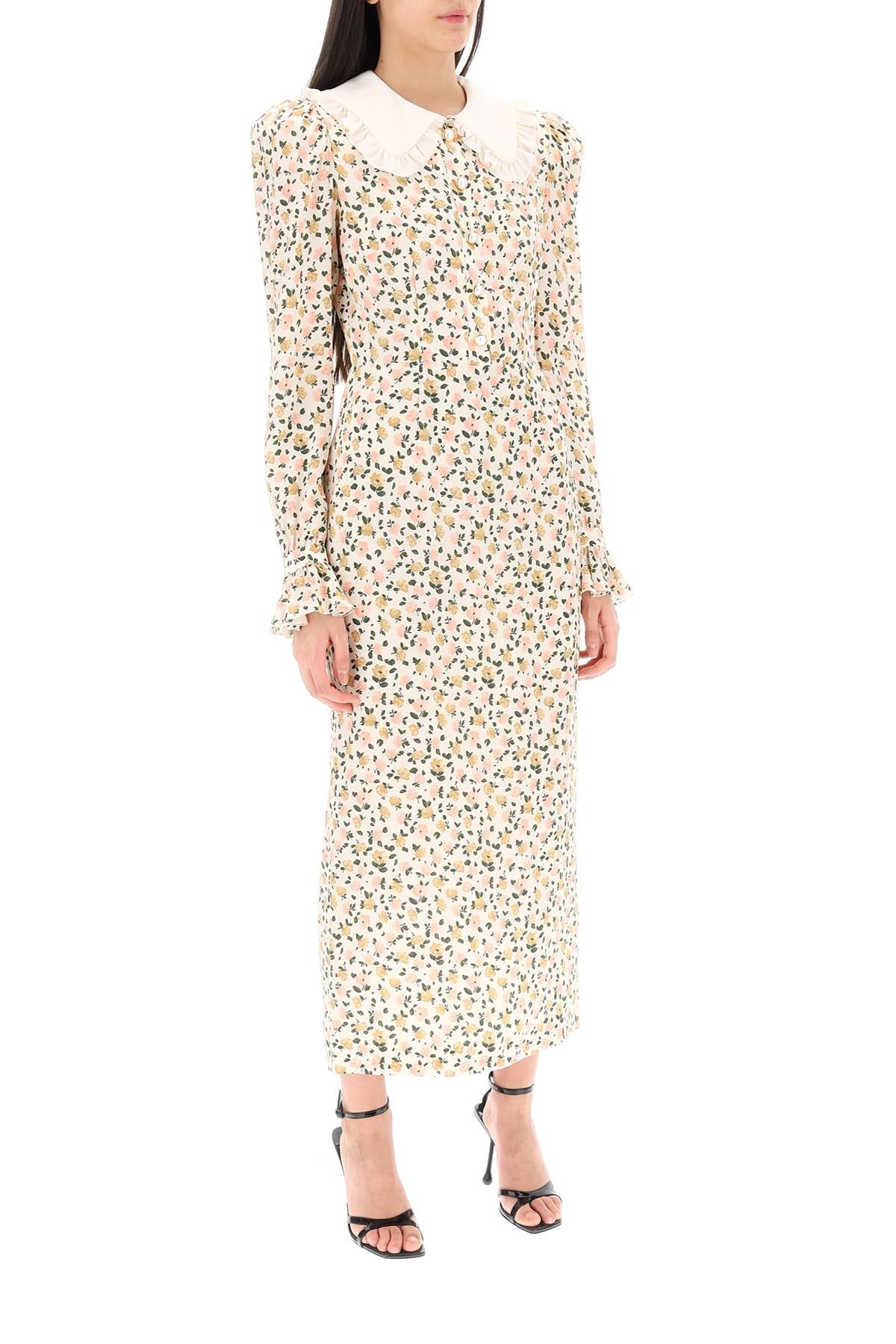 Alessandra Rich Alessandra rich floral shirt dress