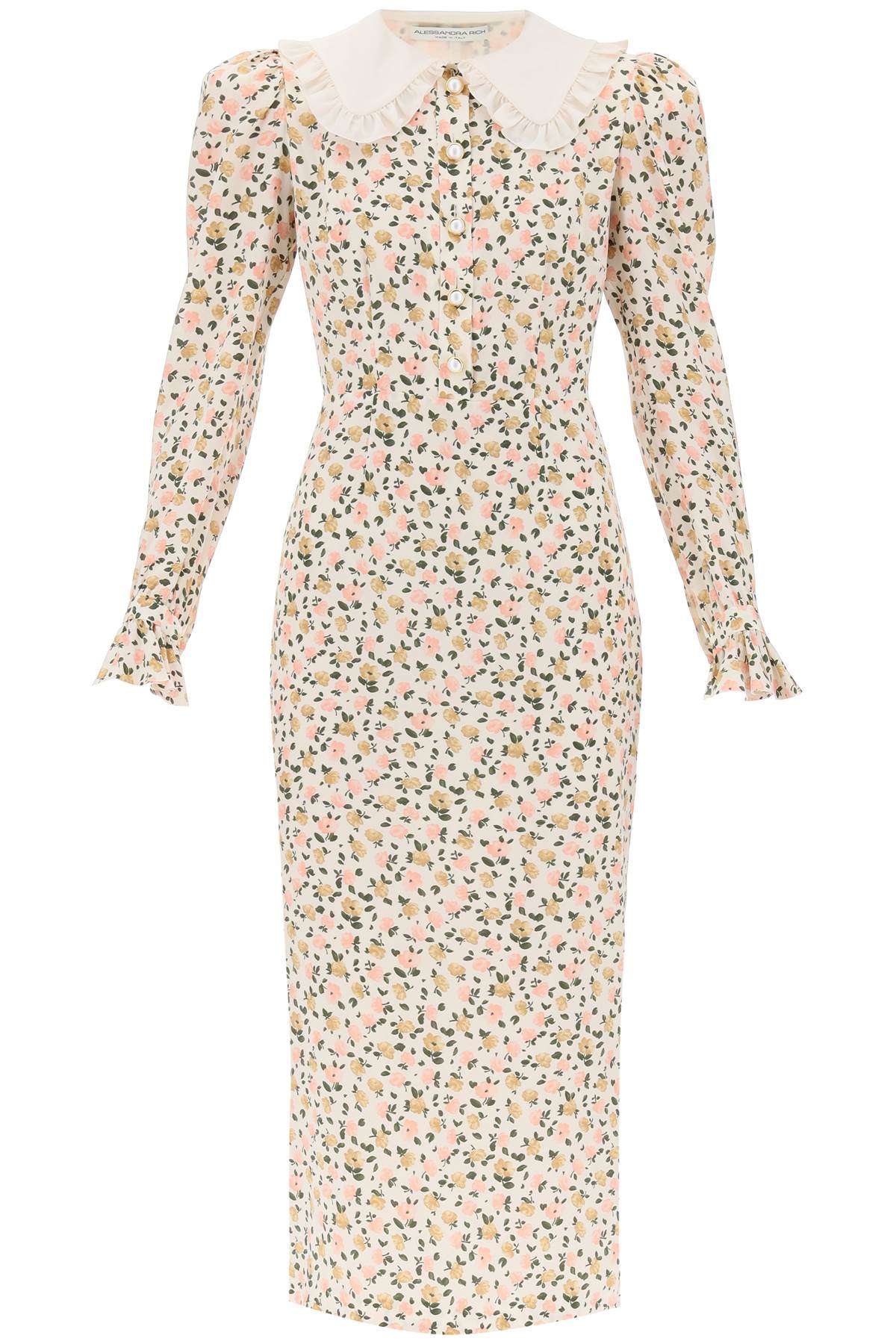 Alessandra Rich Alessandra rich floral shirt dress