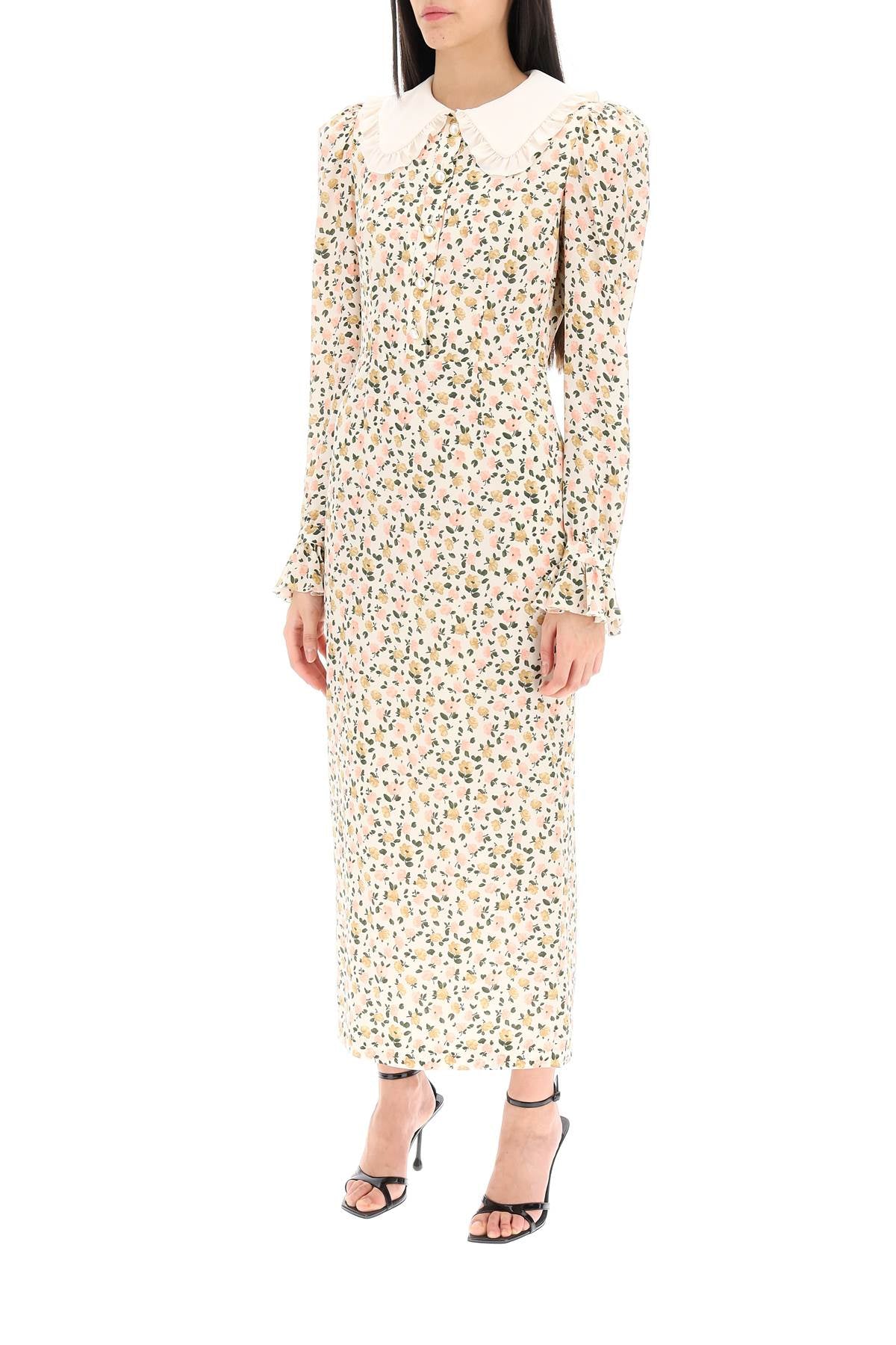 Alessandra Rich Alessandra rich floral shirt dress