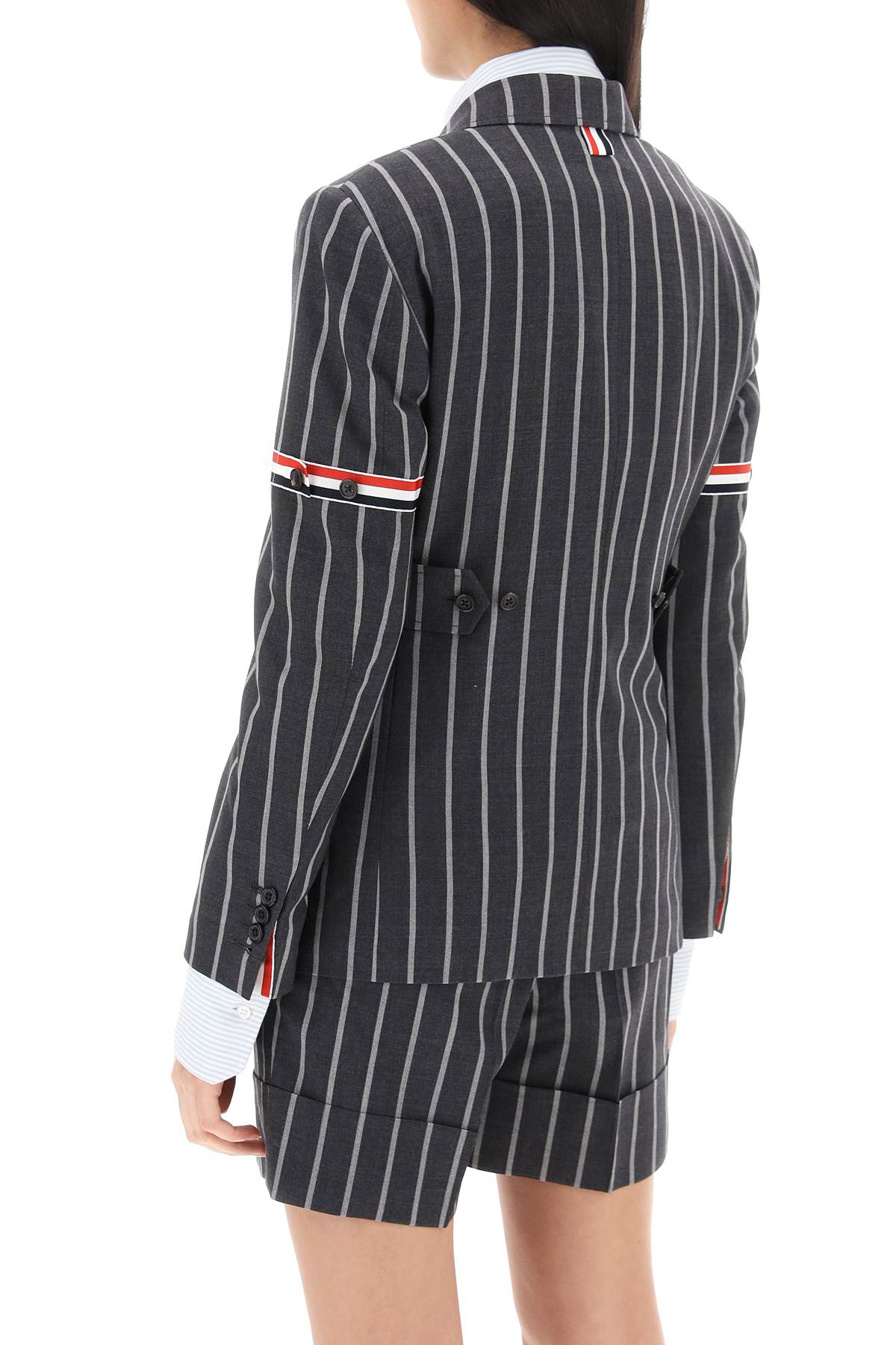 Thom Browne Thom browne striped single-breasted jacket