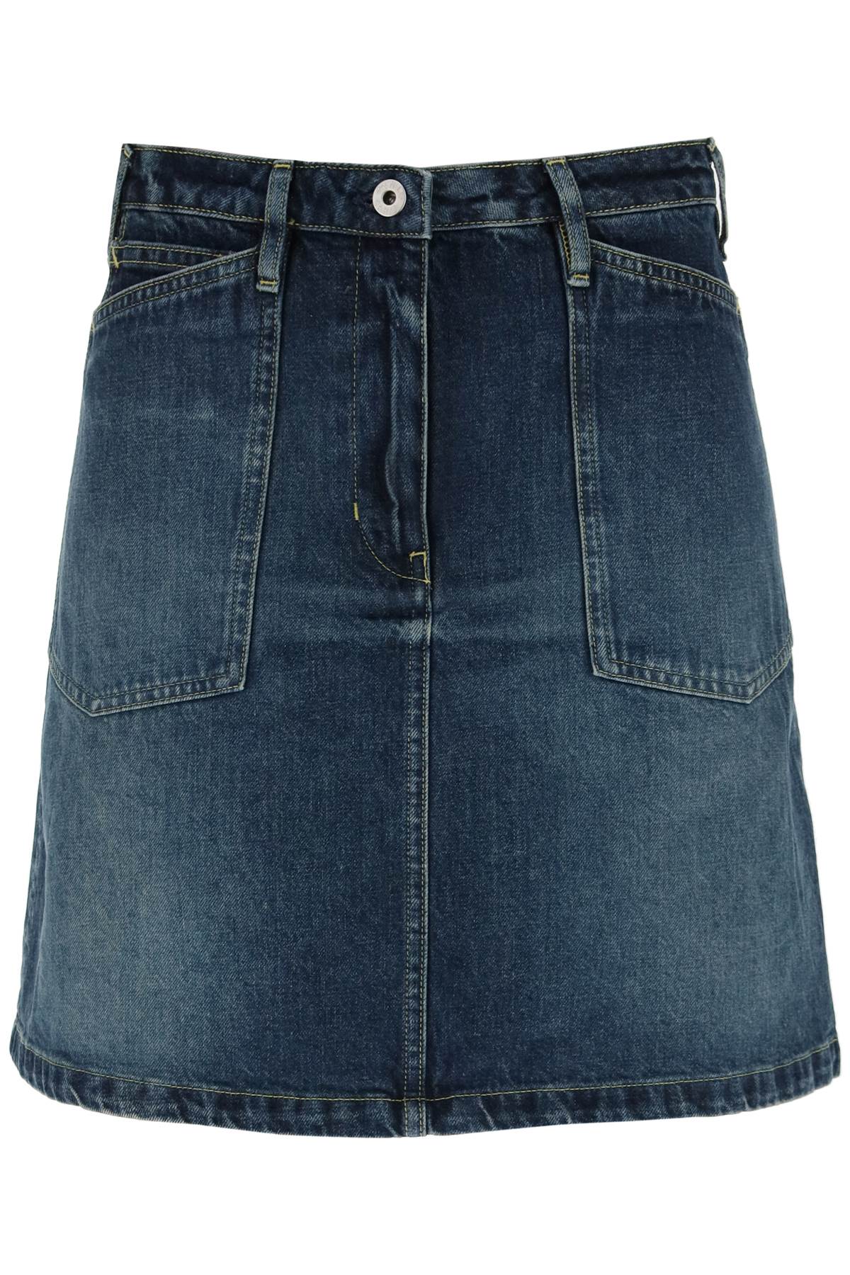 Kenzo Kenzo flared denim skirt