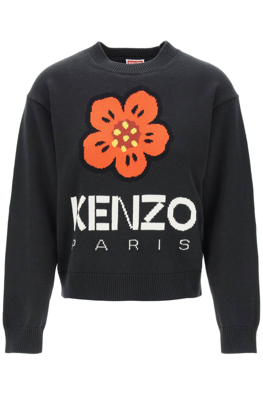 Kenzo Kenzo bokè flower sweater in organic cotton