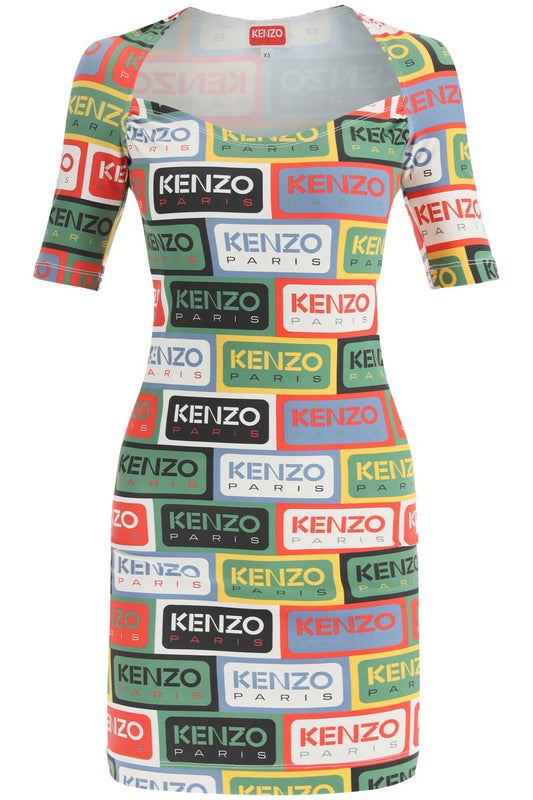 Kenzo Kenzo 'kenzo labels' mini dress