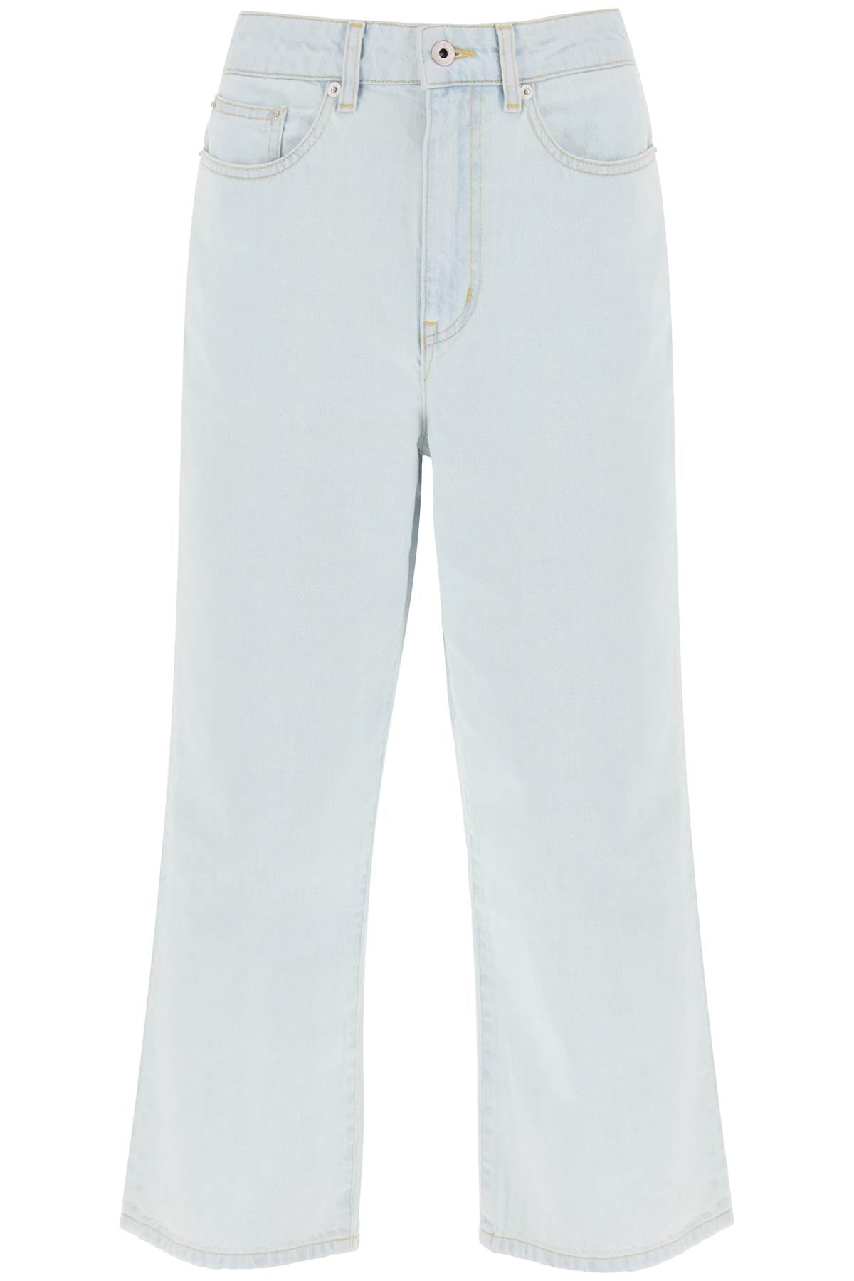 Kenzo Kenzo 'sumire' cropped jeans with wide leg