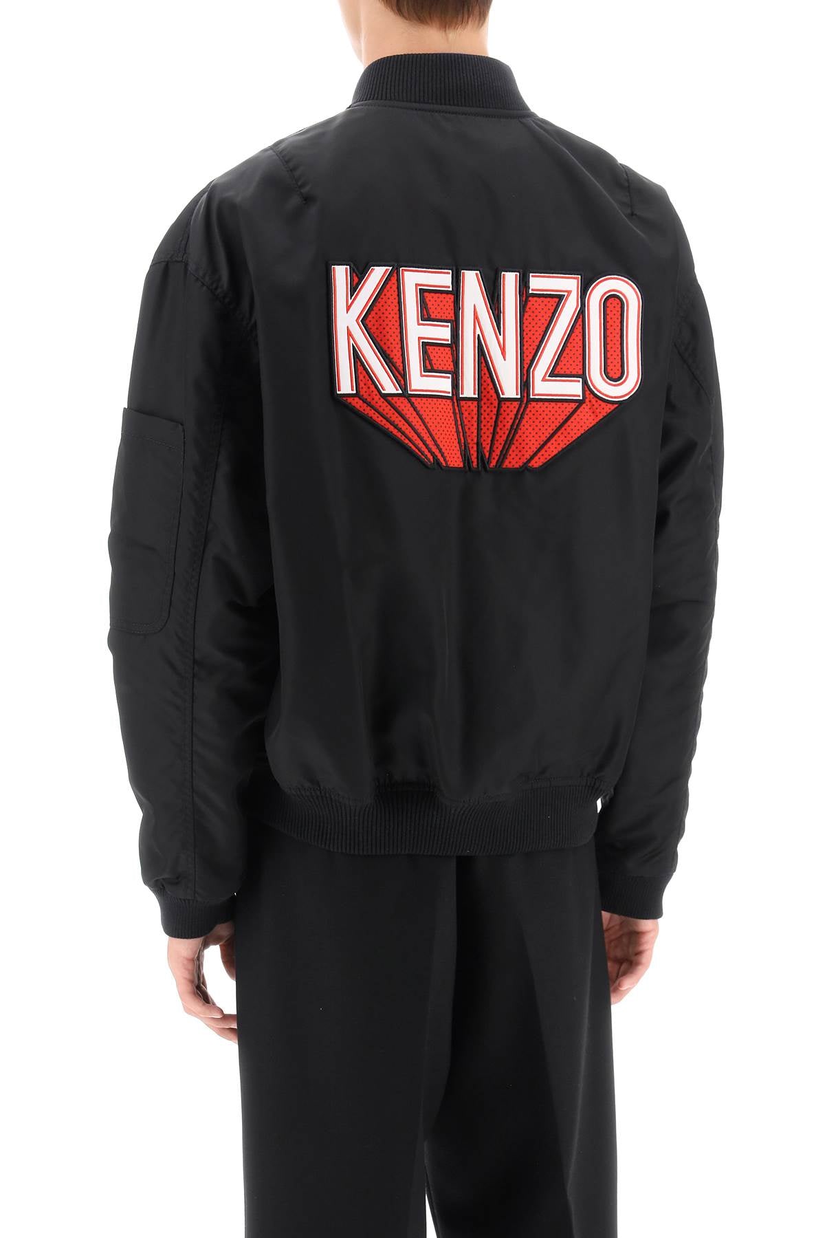 Kenzo Kenzo kenzo 3d varsity bomber jacket