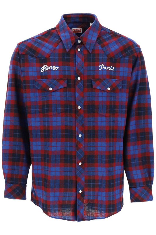 Kenzo Kenzo rue vivienne 1970 western shirt