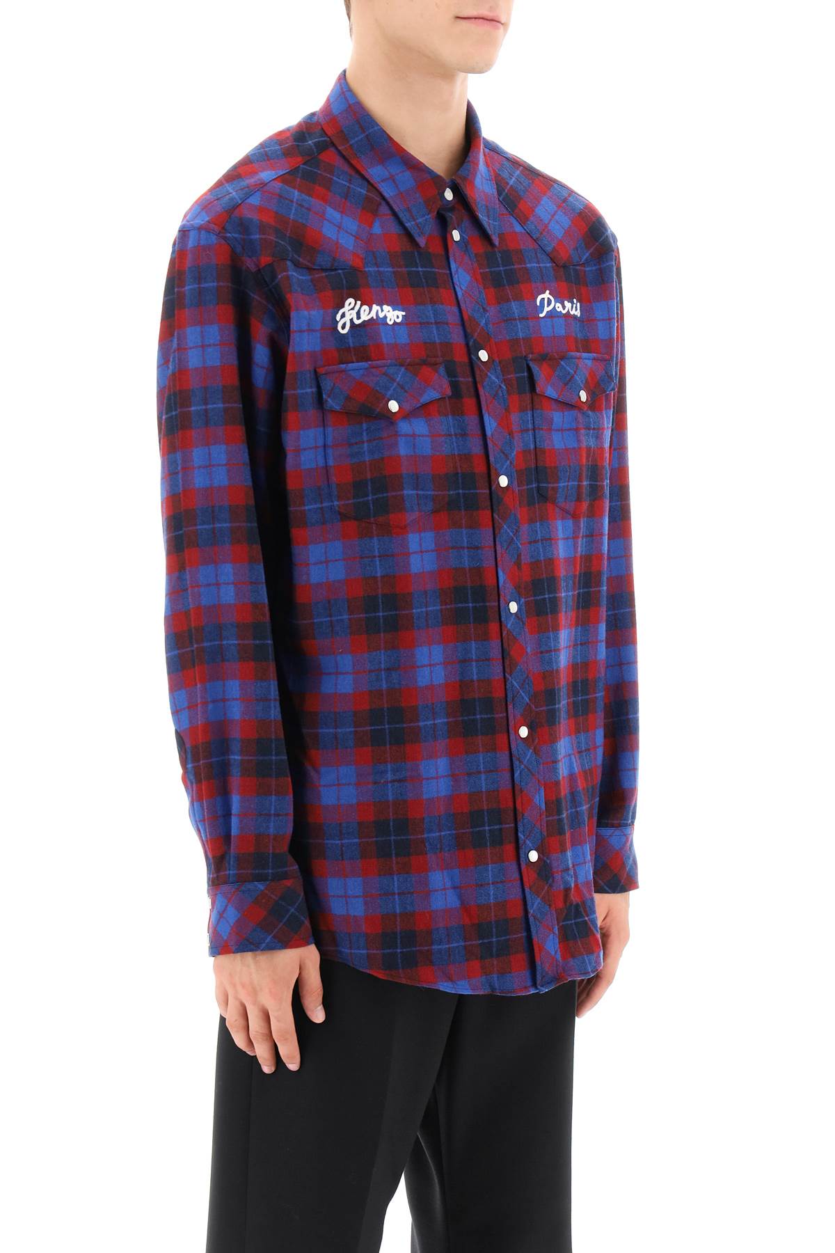 Kenzo Kenzo rue vivienne 1970 western shirt