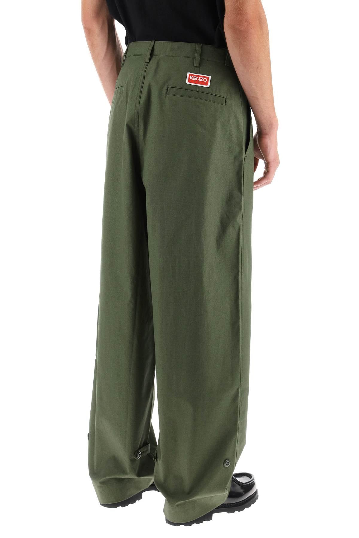 Kenzo Kenzo oversized cotton pants