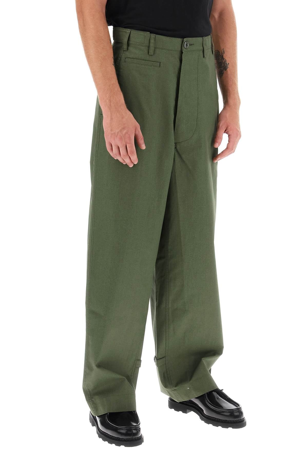 Kenzo Kenzo oversized cotton pants