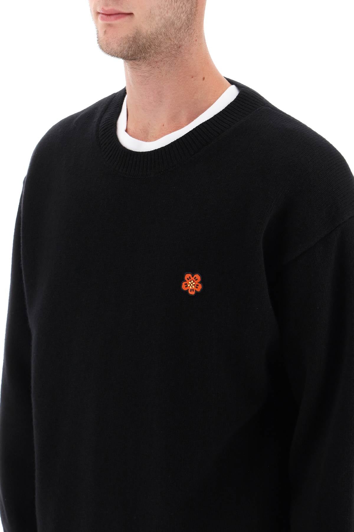 Kenzo Kenzo sweater with boke flower patch