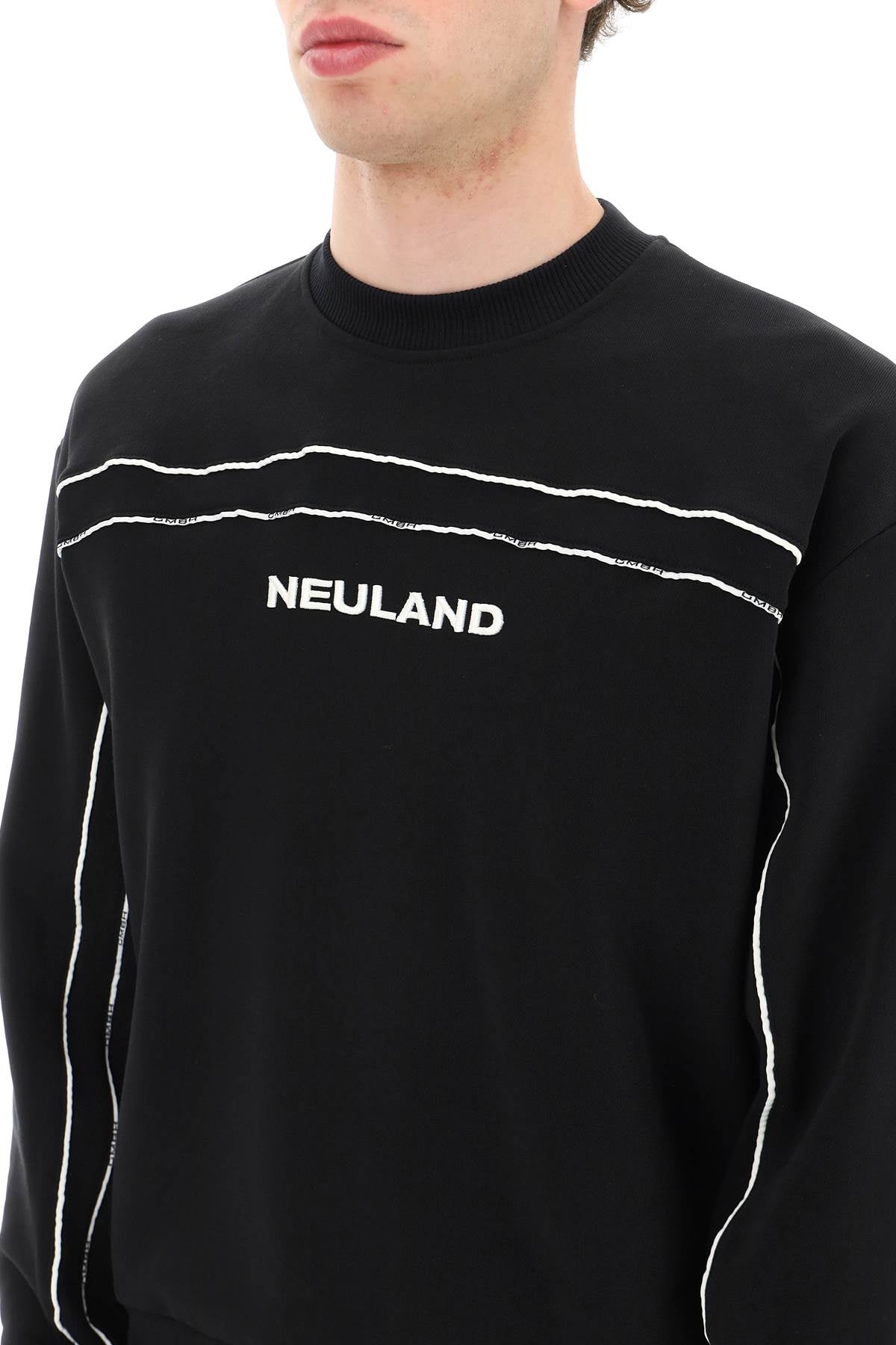 GMBH Gmbh sweatshirt with embroidery and piping