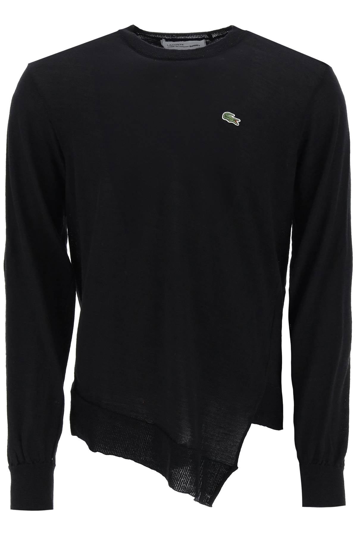 Comme Des Garcons Shirt Comme des garcons shirt x lacoste bias-cut sweater