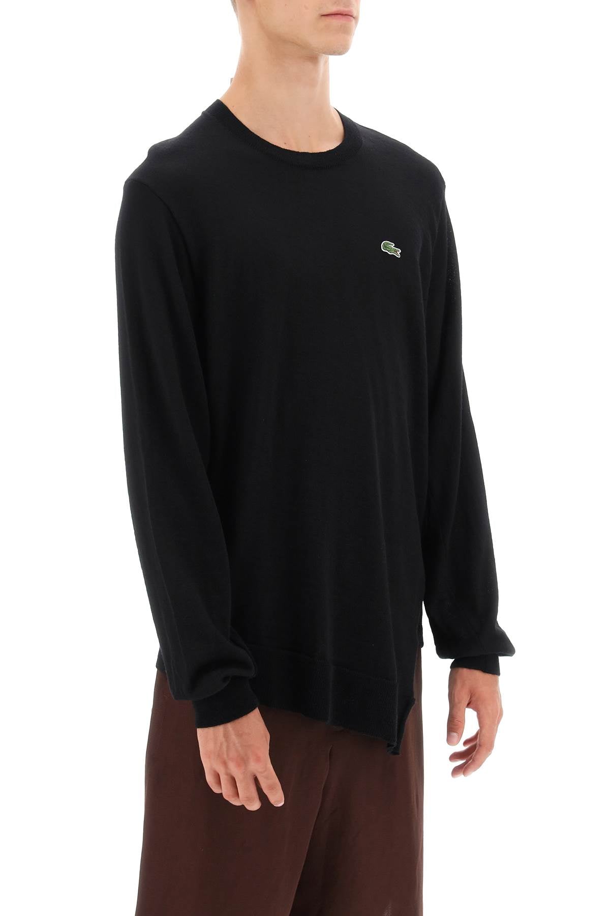 Comme Des Garcons Shirt Comme des garcons shirt x lacoste bias-cut sweater