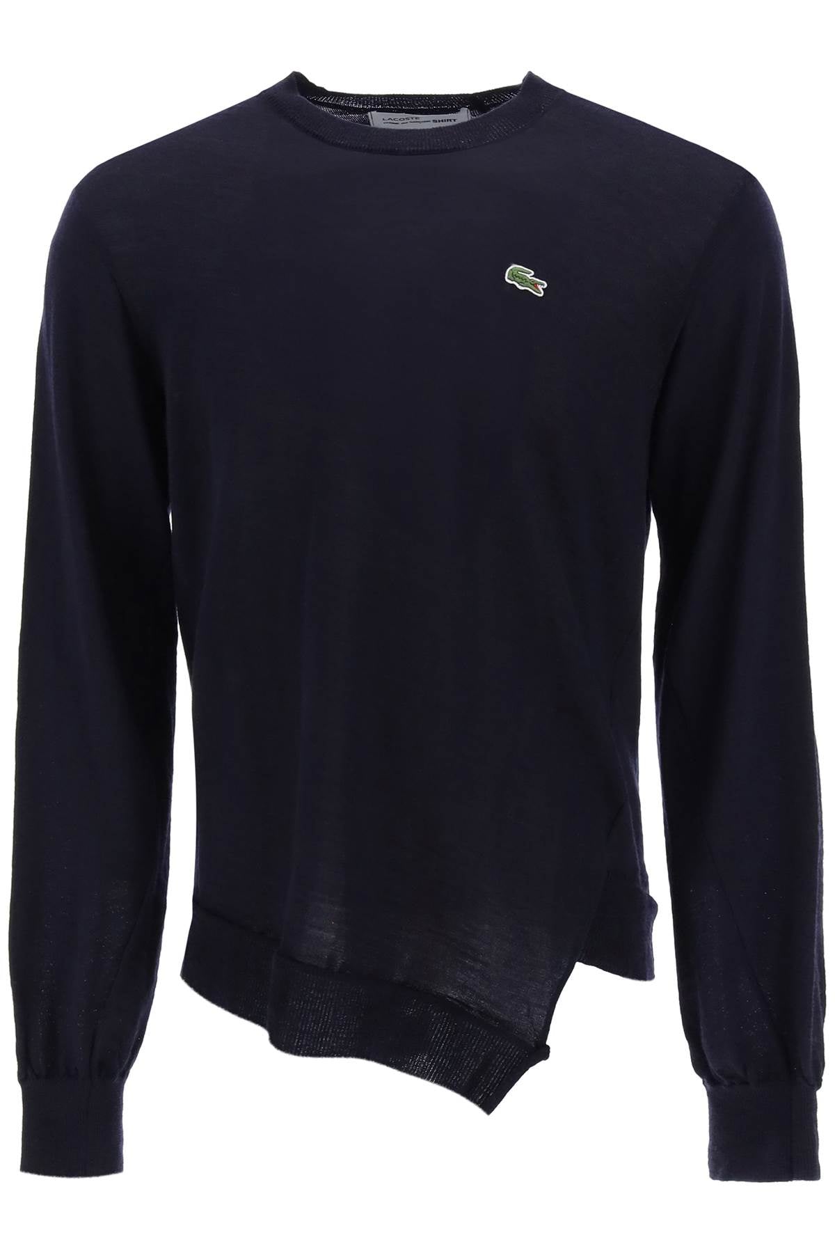 Comme Des Garcons Shirt Comme des garcons shirt x lacoste bias-cut sweater