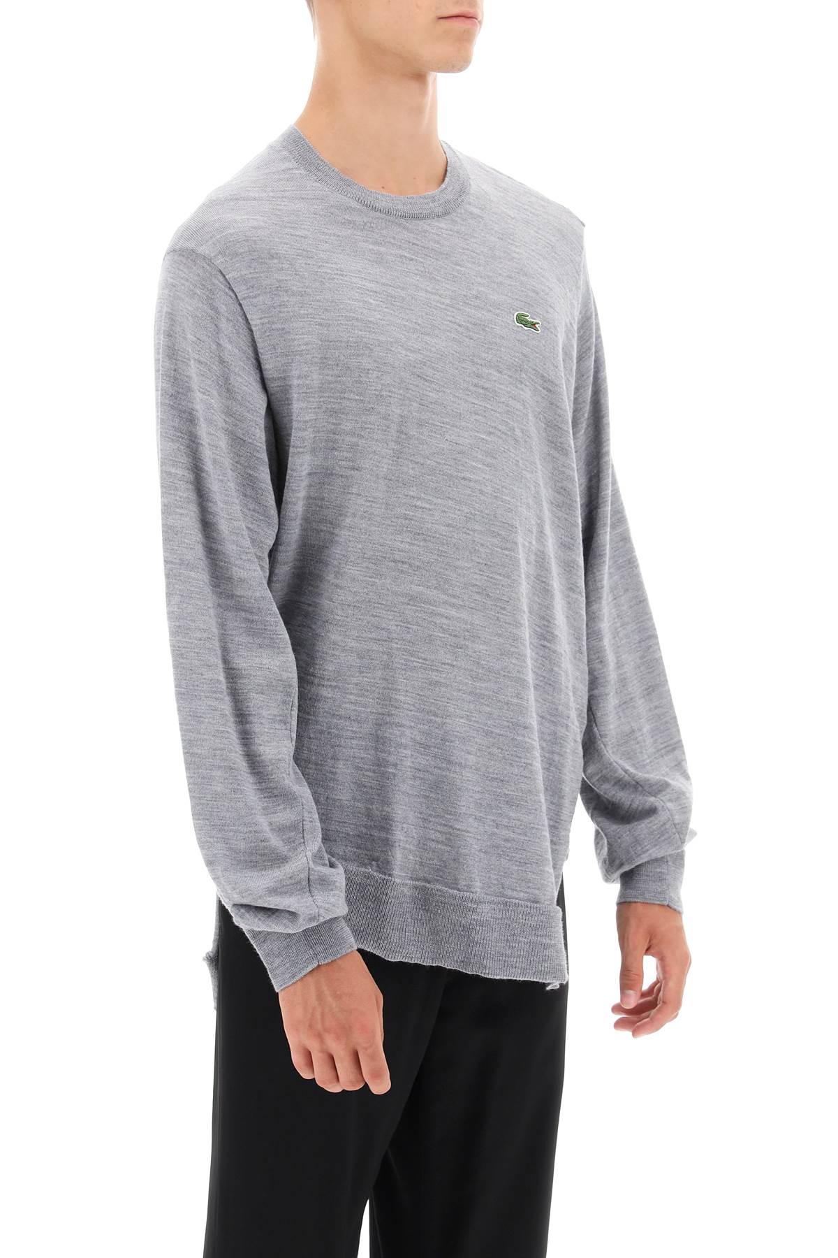 Comme Des Garcons Shirt Comme des garcons shirt x lacoste bias-cut sweater