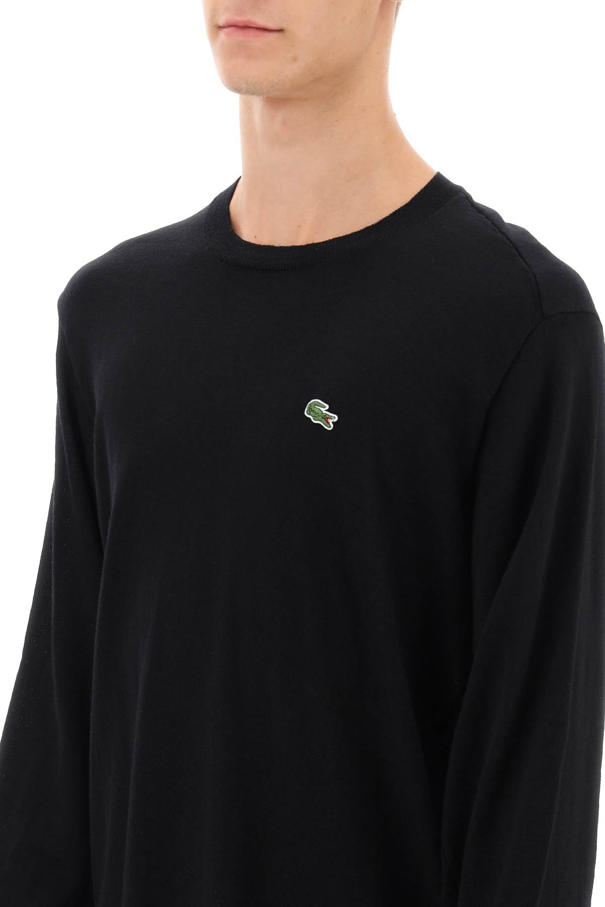 Comme Des Garcons Shirt Comme des garcons shirt x lacoste bias-cut sweater