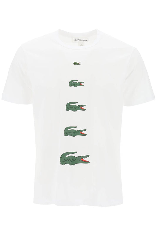 Comme Des Garcons Shirt Comme des garcons shirt x lacoste crocodile print t-shirt