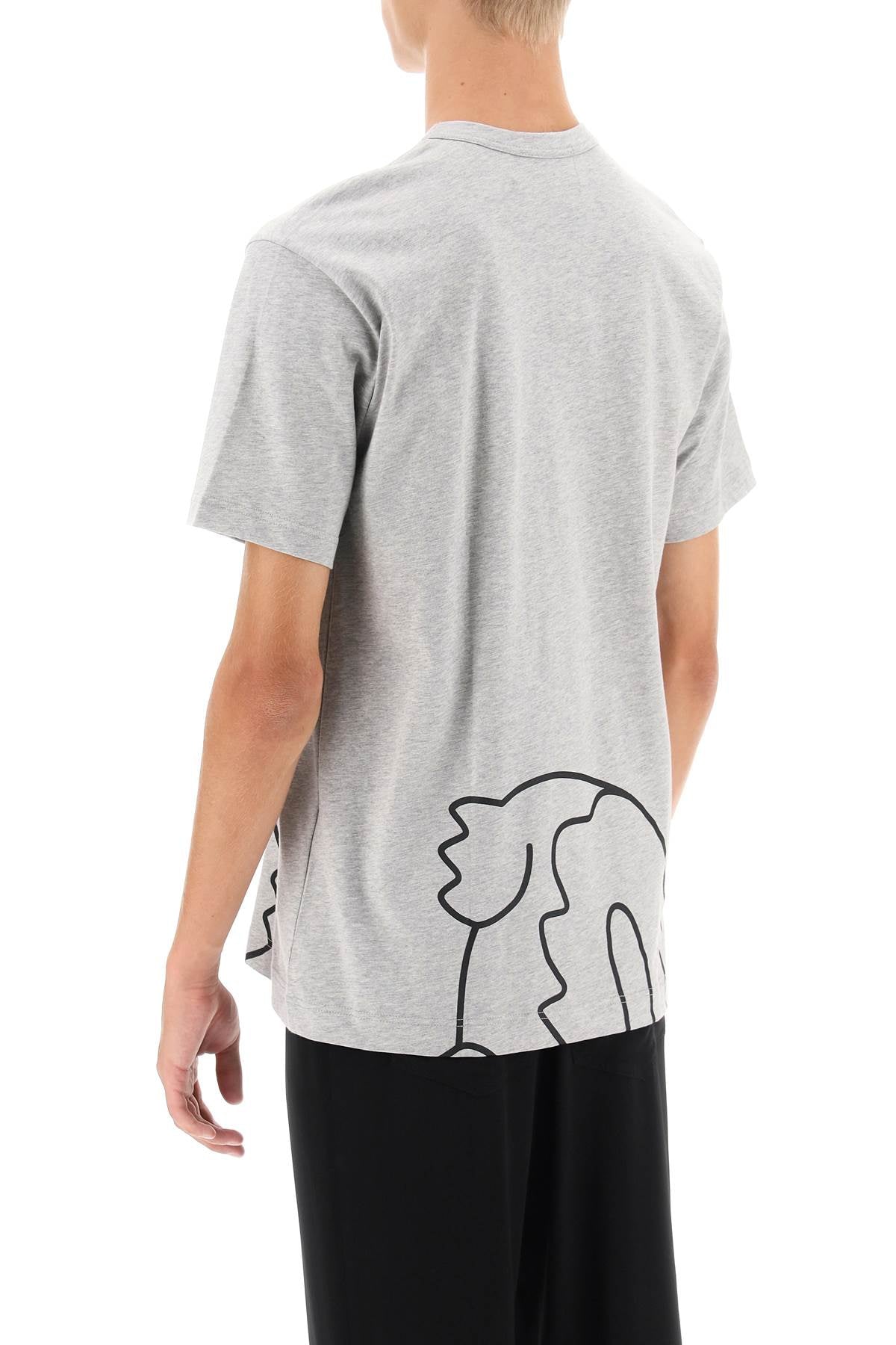 Comme Des Garcons Shirt Comme des garcons shirt x lacoste t-shirt with graphic print