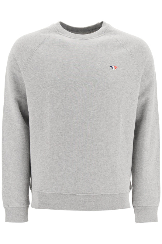 Maison Kitsune Maison kitsune tricolor fox patch sweatshirt