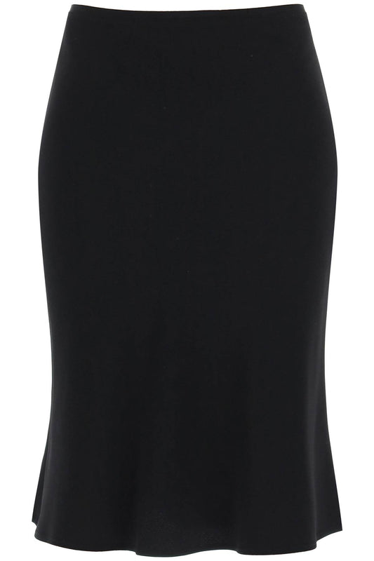 Ami Alexandre Mattiussi Ami paris midi crepe skirt in