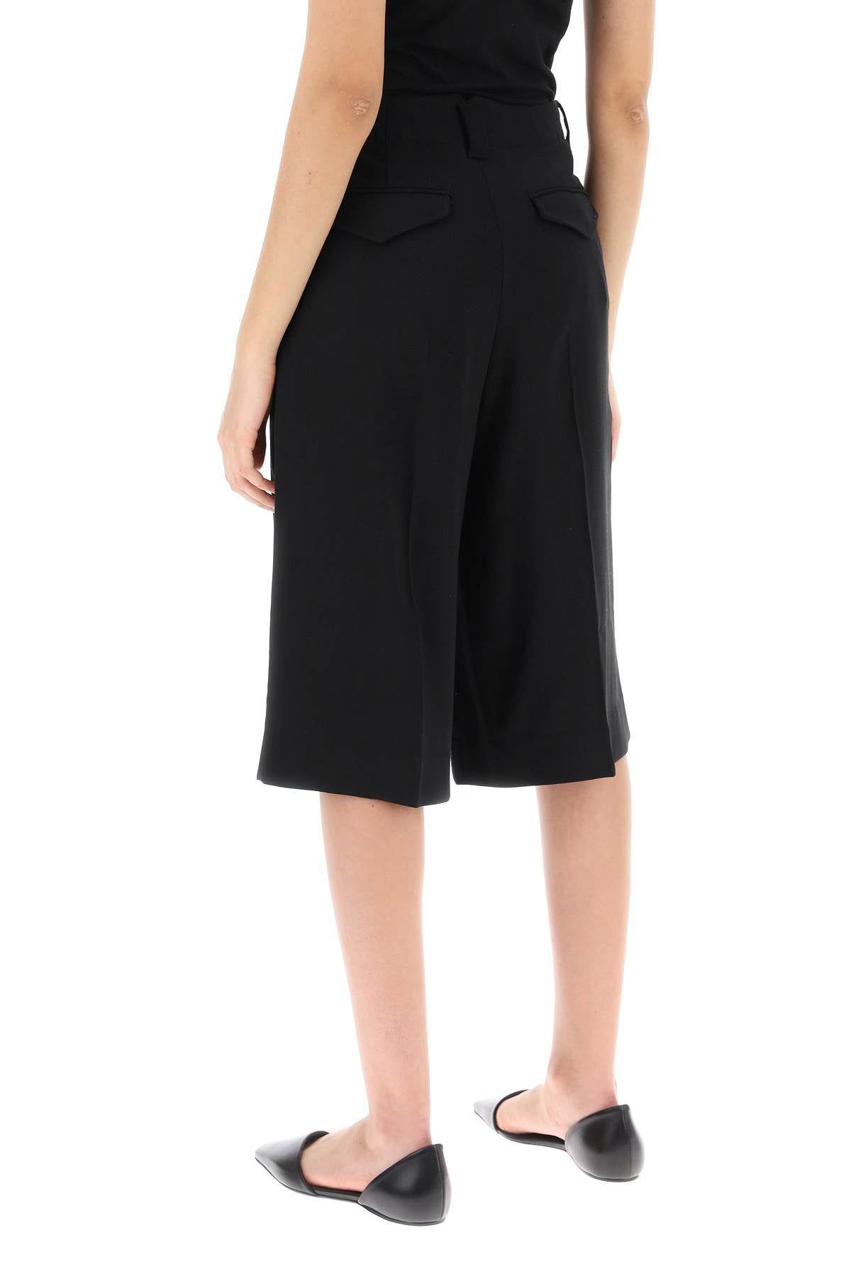 Ami Alexandre Mattiussi Ami paris gabardine bermuda shorts