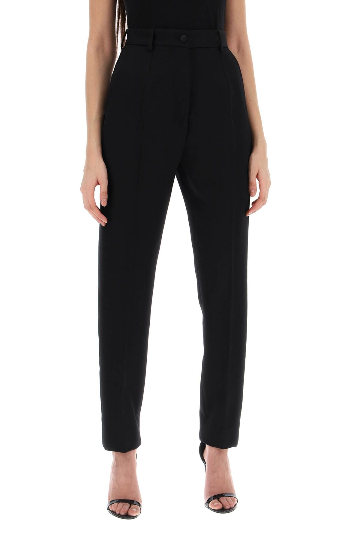 Dolce & Gabbana Dolce & gabbana wool gabardine cigarette pants.