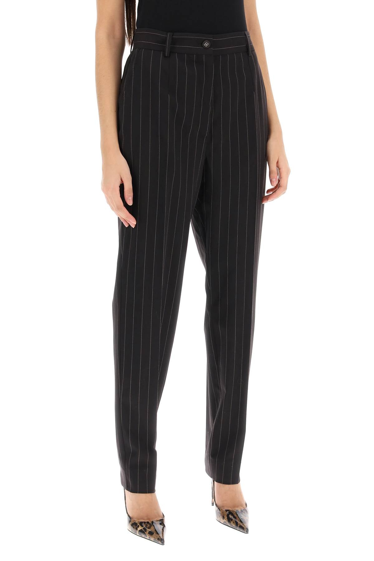 Dolce & Gabbana Dolce & gabbana pinstriped wool pants