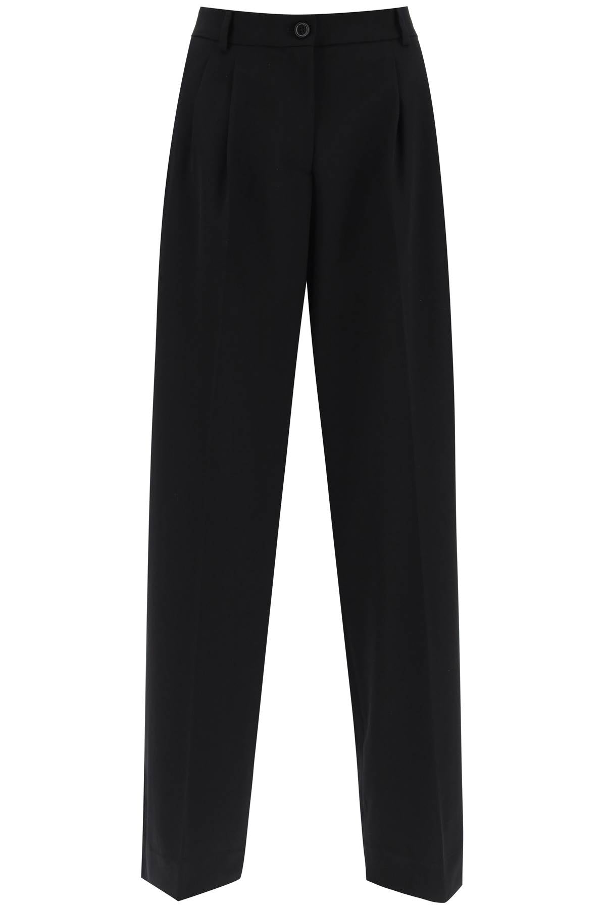 Dolce & Gabbana Dolce & gabbana stretch wool wide leg trousers