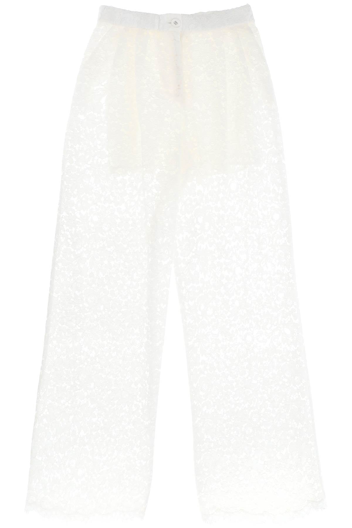 Dolce & Gabbana Dolce & gabbana pajama pants in cordonnet lace