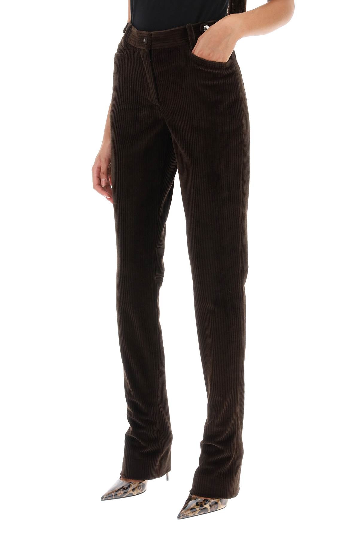 Dolce & Gabbana Dolce & gabbana bell-bottom corduroy pants