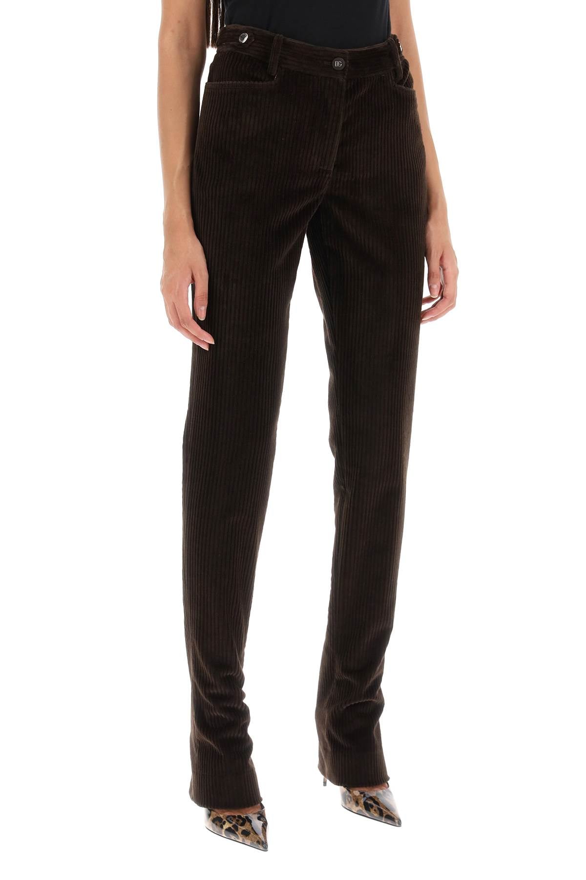 Dolce & Gabbana Dolce & gabbana bell-bottom corduroy pants