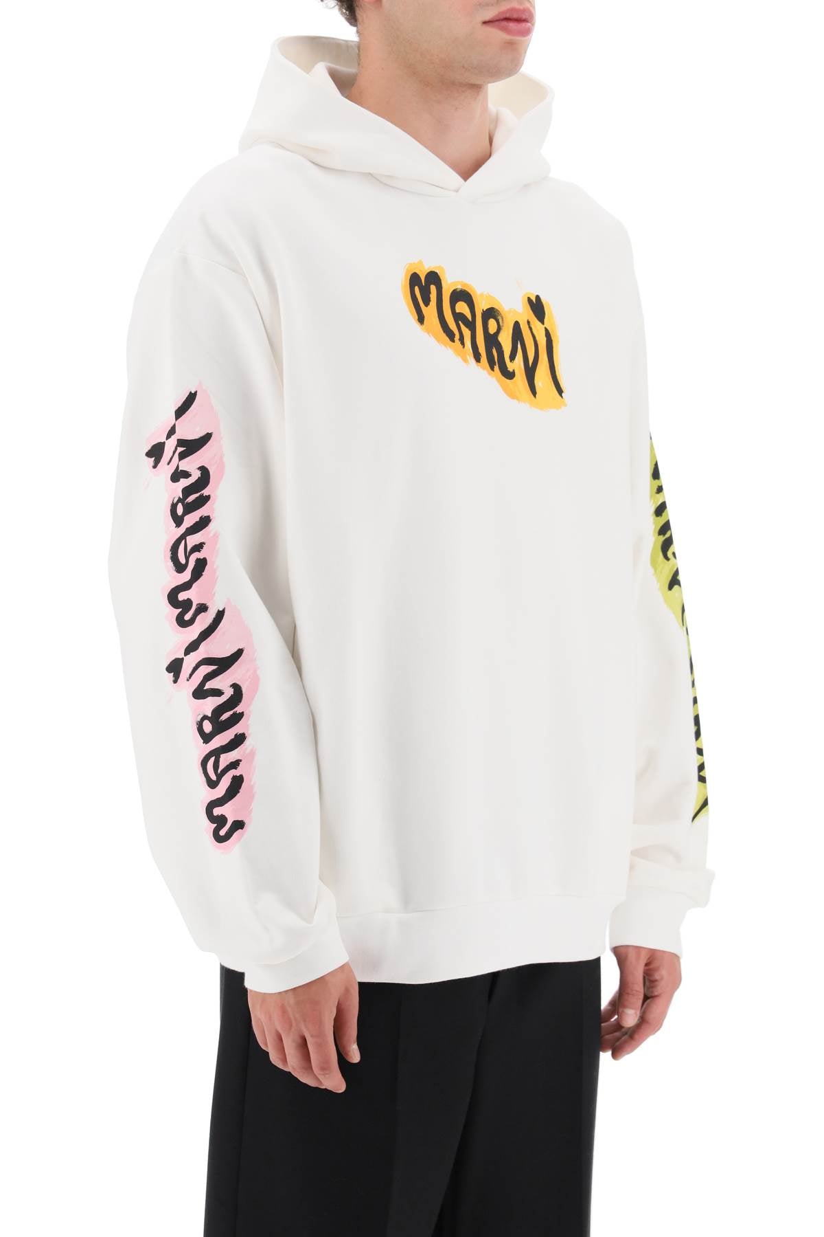 Marni Marni hoodie with graffiti print